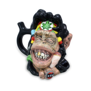 Tazza bong in ceramica - scimmia rasta